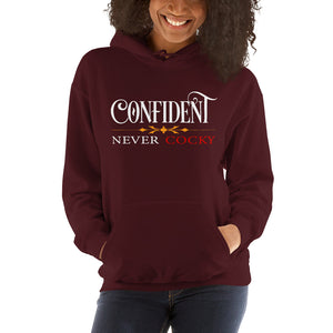 Confident Never Cocky Unisex Hooded Sweatshirt