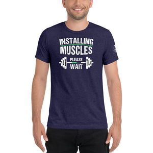 Installing Muscles t-shirt