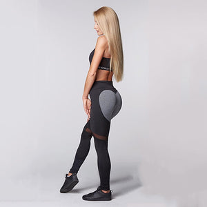 Sexy Heart Accent Yoga Pants